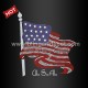 Jul. 4th Rhinestone Transfers USA Flag